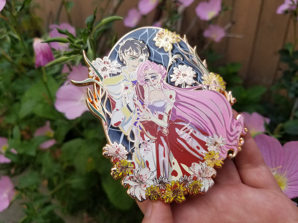 Suzaku/Euphemia 4 inch pin