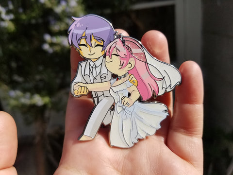 Tsukasa & Nasa Newlyweds pin