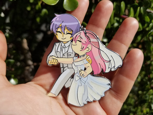 Tsukasa & Nasa Newlyweds pin