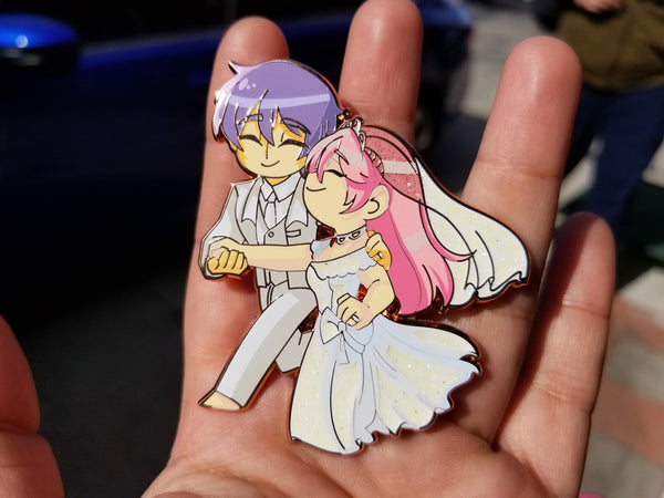 Tsukasa & Nasa Newlyweds pin