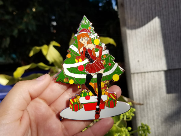 Christmas Asuka 4 inch pin