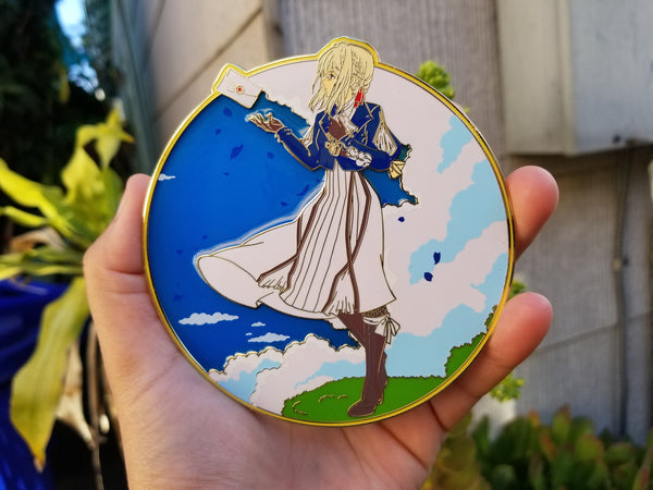 ERROR Violet Evergarden 4 inch pin