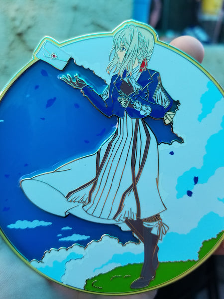 ERROR Violet Evergarden 4 inch pin