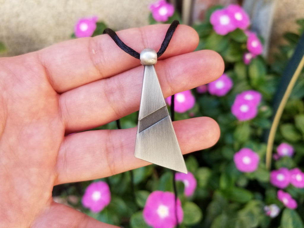 Silver Paper AirPlane Necklace / Origami Necklace/ Airplane Necklace